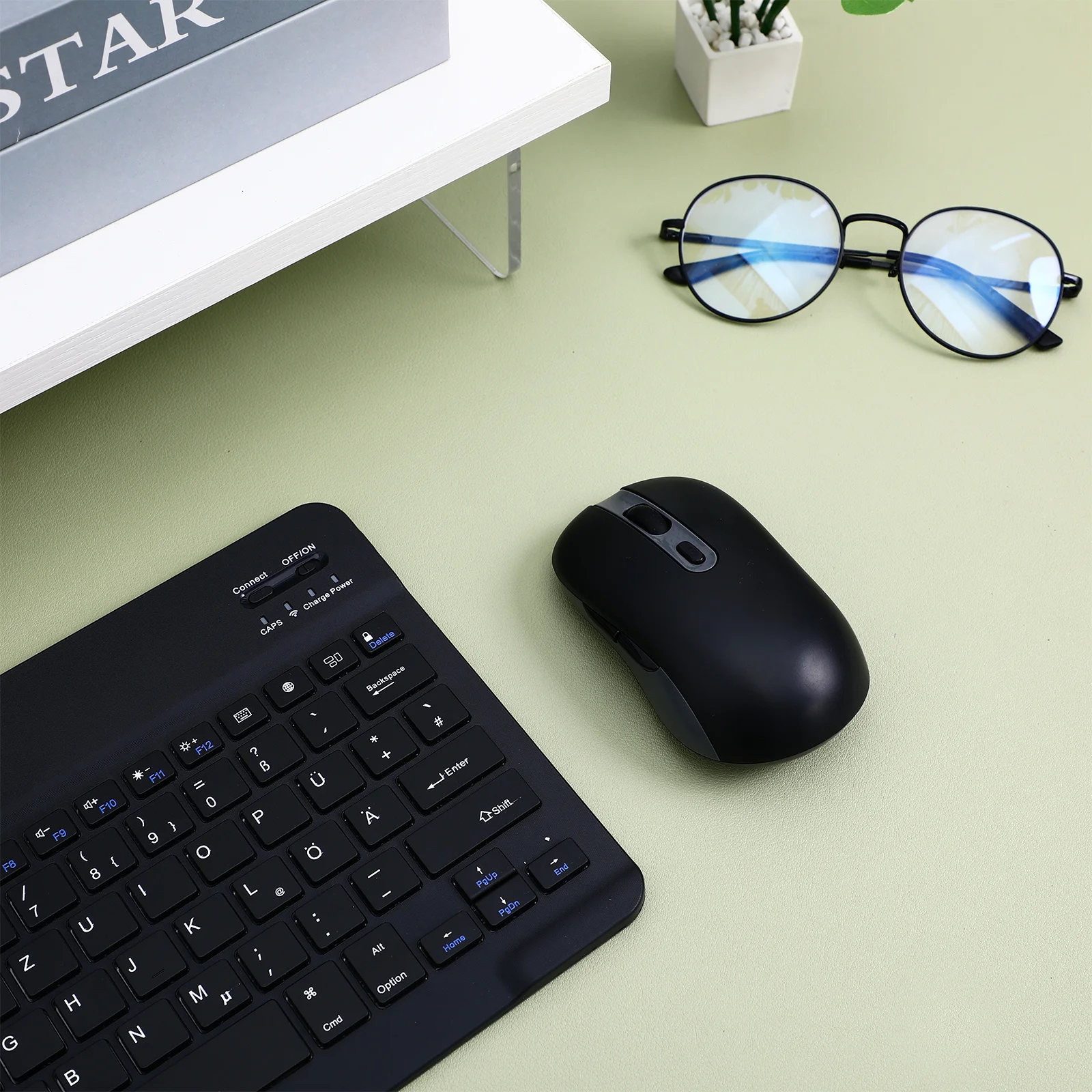 

Rechargeable Mouse Wireless Optical Adjustable Sensitivity Ergonomic Design Portable for Laptop Gaming