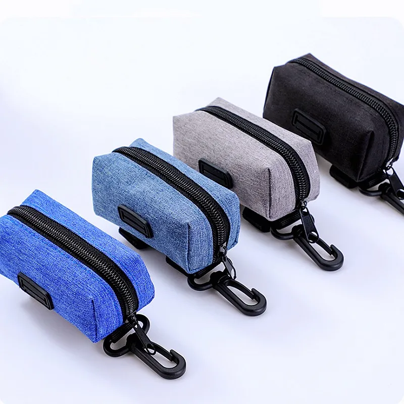 الكلب أنبوب حقيبة موزع المحمولة أنبوب حقيبة حامل للكلاب المشي تخزين أكياس أكياس القمامة حامل للكلاب أدوات تنظيف المرحاض