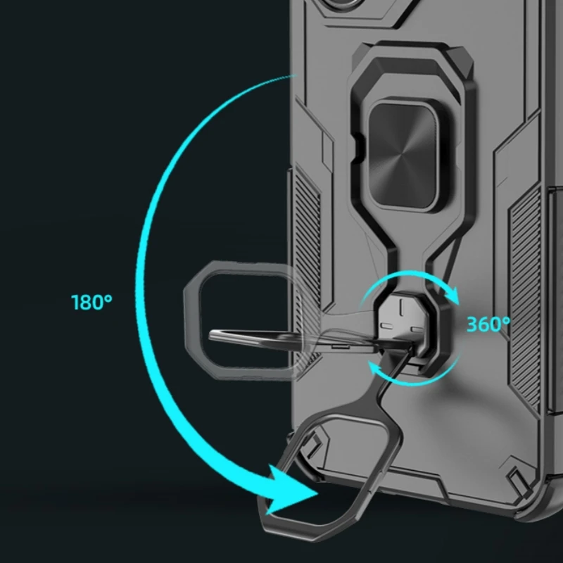 For Moto Edge 40 Neo Case Cover Motorola Moto Edge 40 Neo Capas Lens Protective Magnetic Ring Holder For Fundas Moto Edge 40 Neo