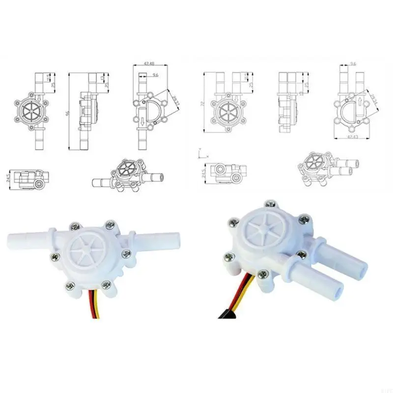 

E1PC 1/4 Quick 0,2-8L/MIN Датчик потока воды, используемый для дозатора воды
