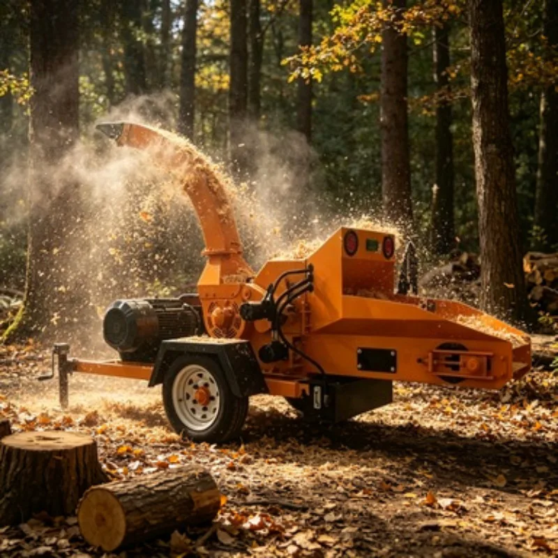 Firewood Processor Sale Straw Branches Wood Chipper Coconut Husk Chopper Peanut Shell Crusher Machine Wood Chipper for Sale