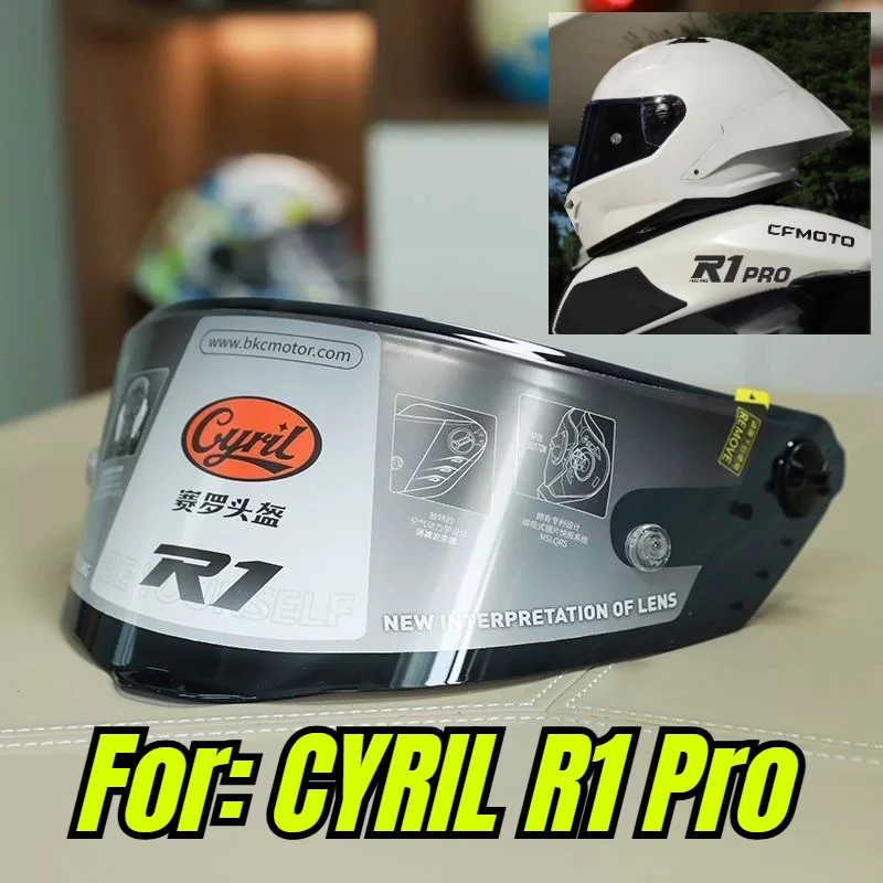 Replacement Visor For CYRIL R1 Pro Full Face Motorcycle Helmet Motorbike Helmet Shield Anti‑UV Windproof Lens Accessories