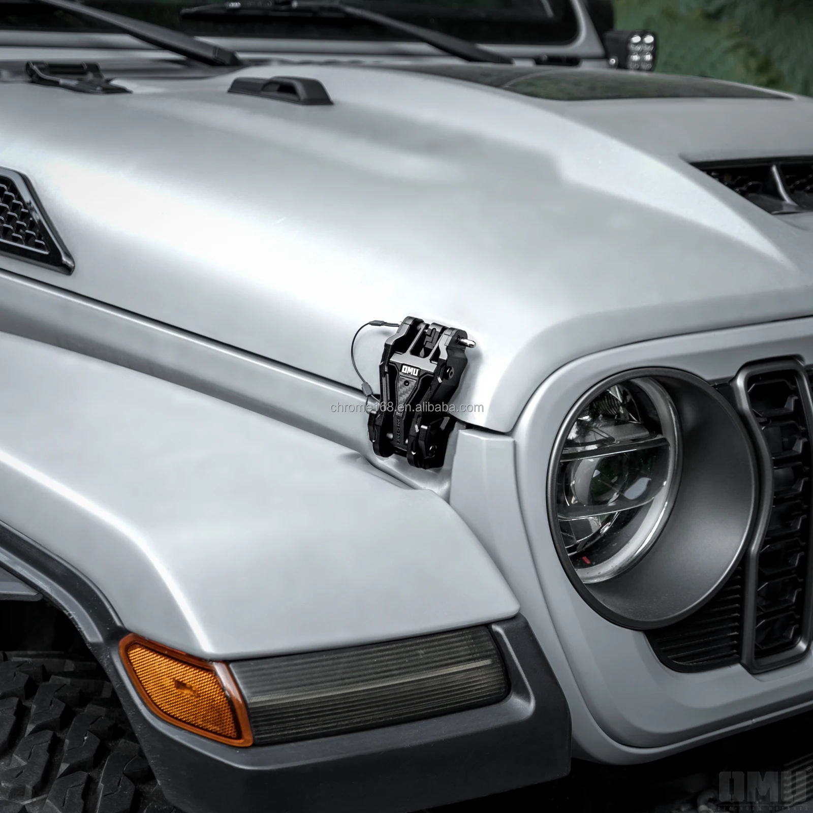 OMU Hot Selling Engine Hood Catch For Jeep Wrangler JK 07+ Hood Lock 4x4 Accessory Maiker Manufacturer
