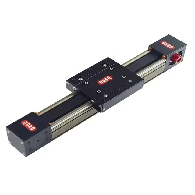 RXP80 Heavy Load Guide Rail, Linear Stage Actuator Motorized Belt Driven Linear Guide Belt Driving Linear Guide Rail