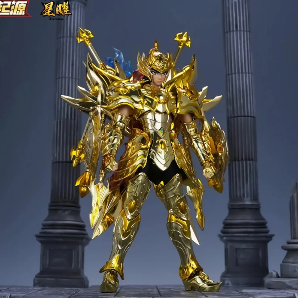 Toypoint Saint Seiya Myth Cloth EXM Libra Zeus Escorpio Ares Apollo Sagitario Aries Leo SOG Totem/Objeto Caballeros del Zodíaco Dorado