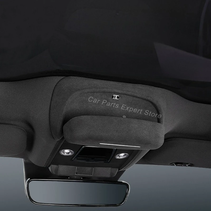 For BYD Yuan PLUS Car Sunglasses Case Car Roof Suede Sunglasses Storage Box Scratch-proof Storage Clip Modification Accessories