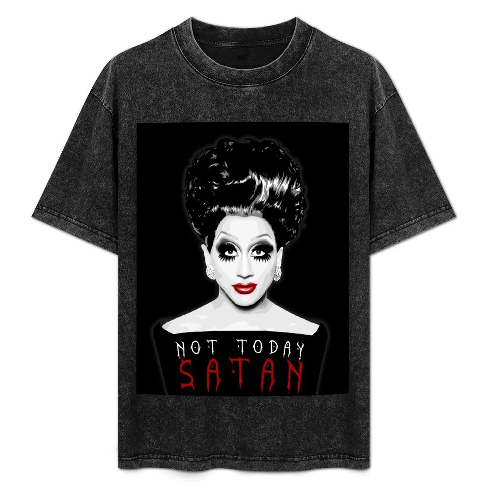 

Bianca Del Rio Not Today Satan T-Shirt Retro Graphic Print T-Shirt