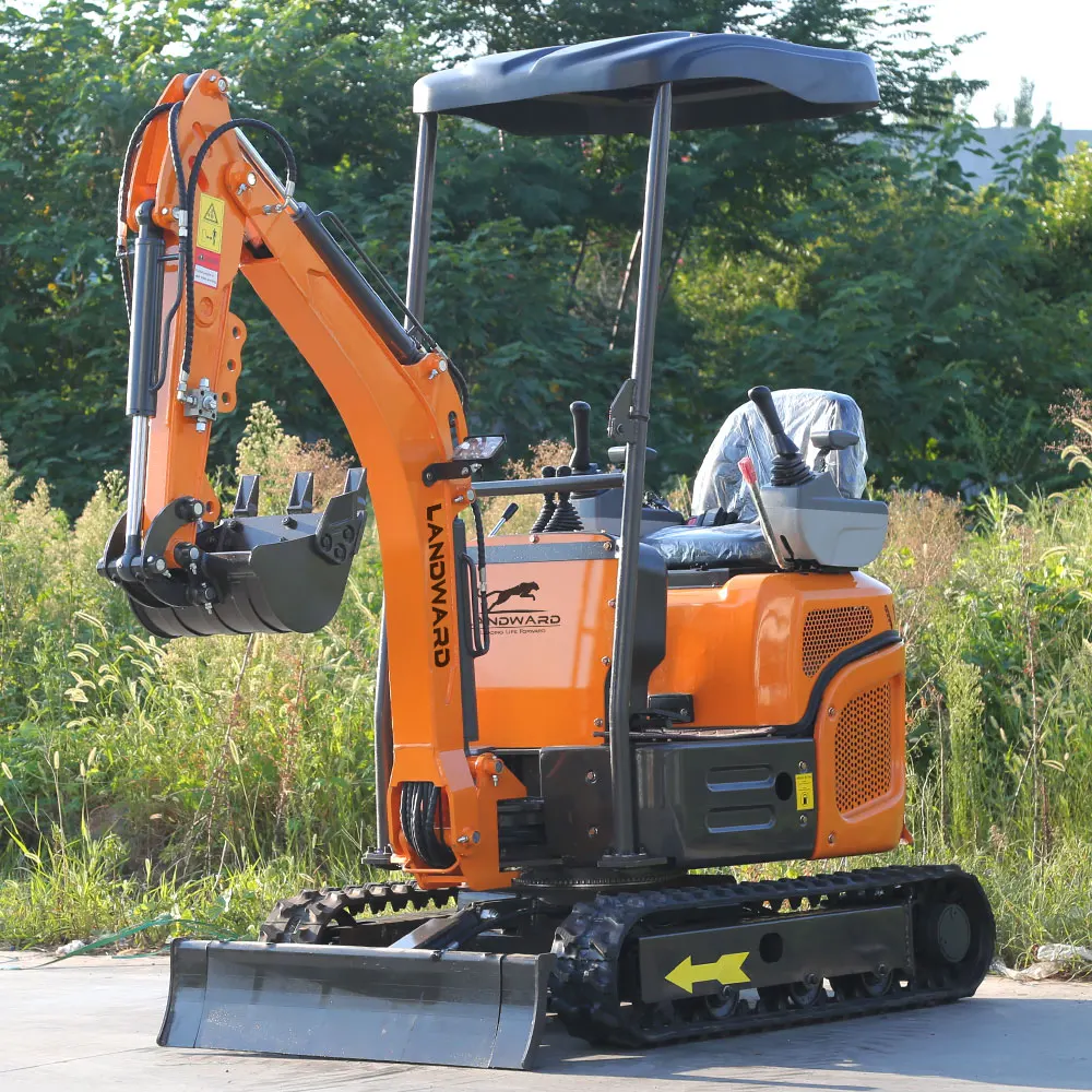 

Multi-Purpose Agricultural Excavating Machinery 1.2 Ton CE Hydraulic Small Excavator Home Pilot Operation Mini Digger Customized