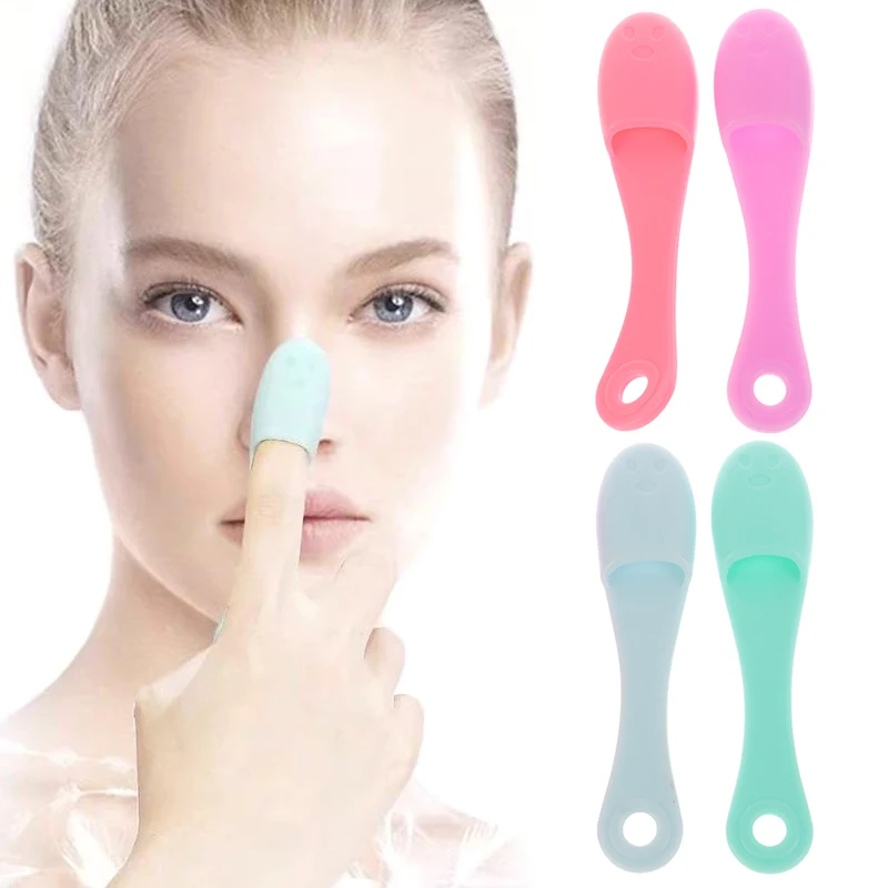 Blackhead Cleanser Nose Pore Wash Pad Brush Cleaner Remover Finger Exfoliating Cleansing Skin Care Beauty Facial Care Tools