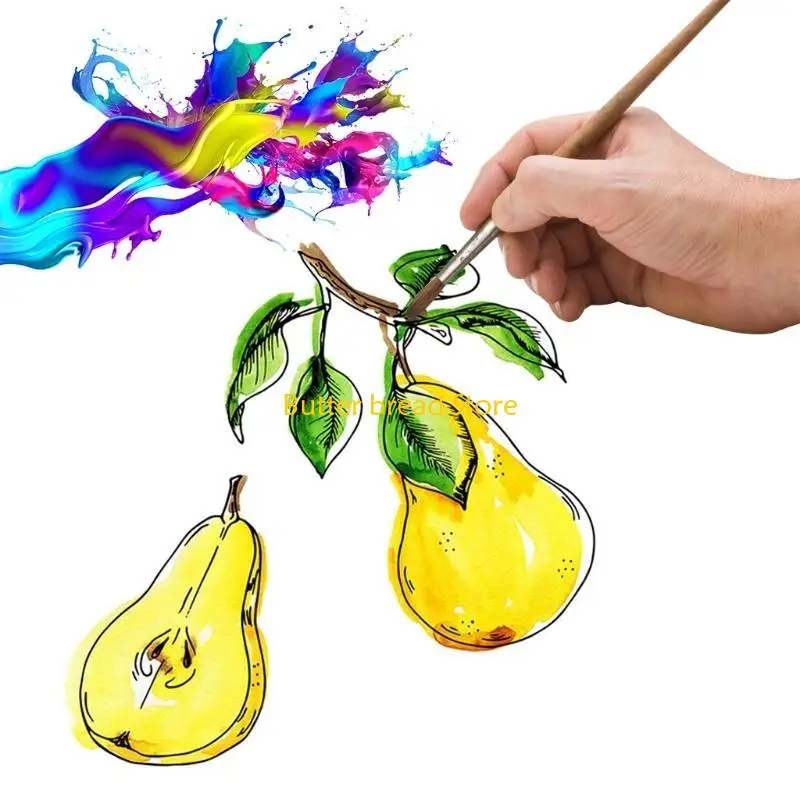 مجموعة طلاء الغواش W89C أصباغ غنية بالألوان المائية مع حافظة لا تبهت للأطفال Adu