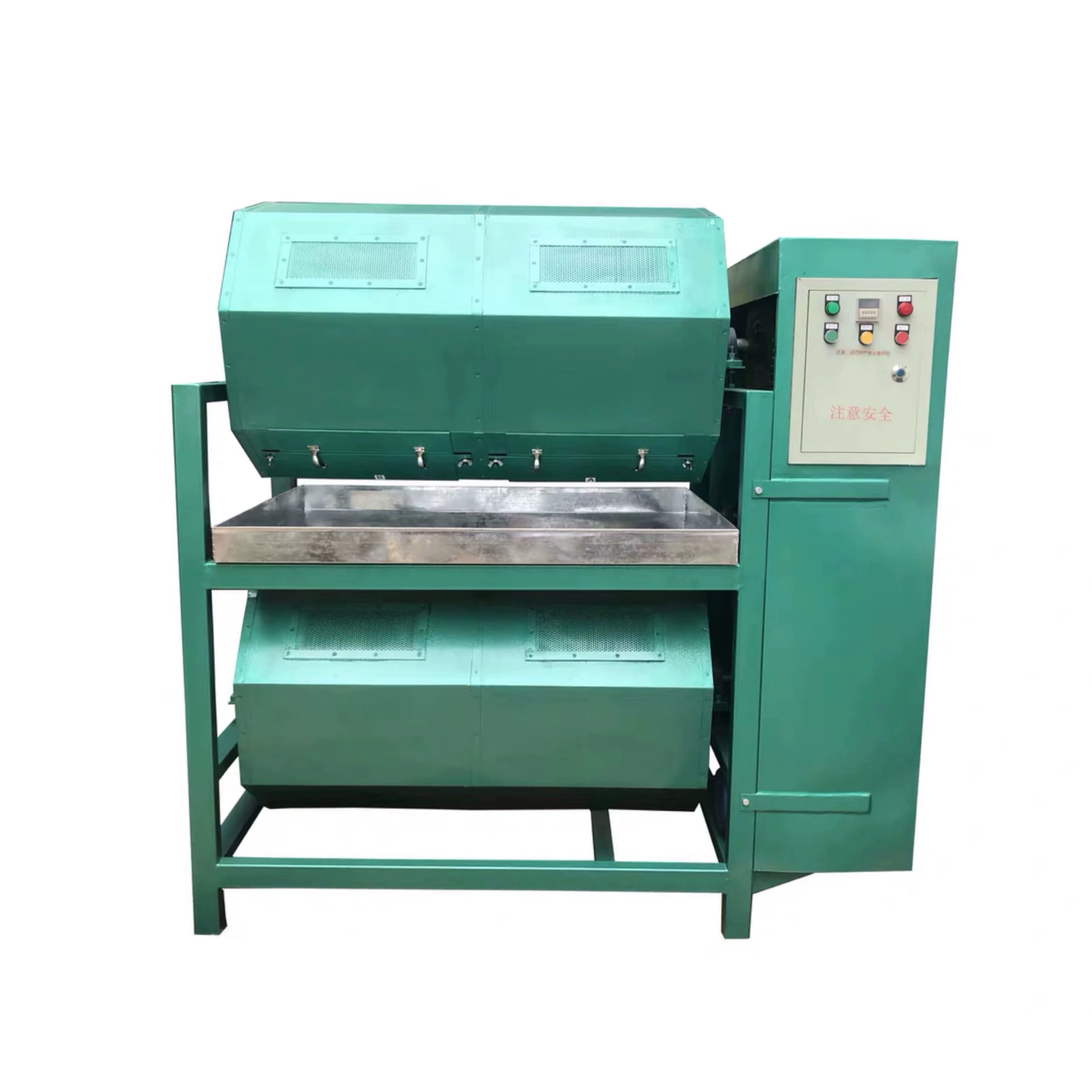 600L Economical Centrifugal Rotary Barrel Tumbling Machine for Stainless Steel Tableware Polishing