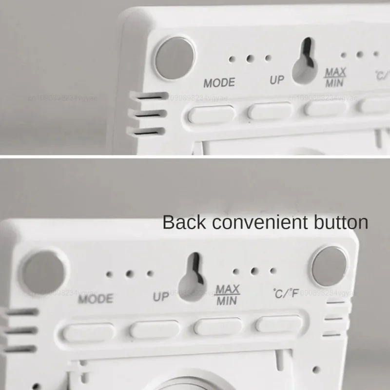 Xiaomi มัลติฟังก์ชั่นเครื่องวัดอุณหภูมิเครื่องวัดความชื้นอัตโนมัติอิเล็กทรอนิกส์อุณหภูมิความชื้นนาฬิกาหน้าจอ LCD นาฬิกาบางเฉียบ