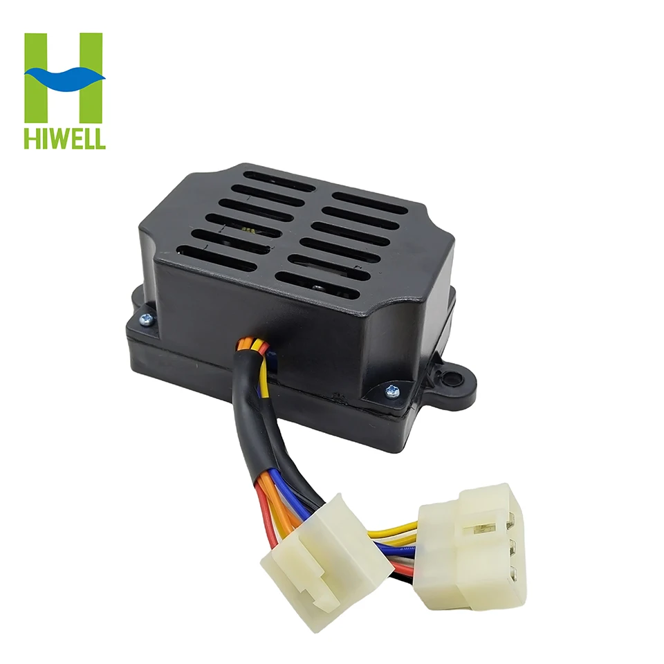 Imagem -03 - Soldagem Avr Regulador de Tensão Automático Plugues 12 Fios para Gerador de Soldador Uso Duplo