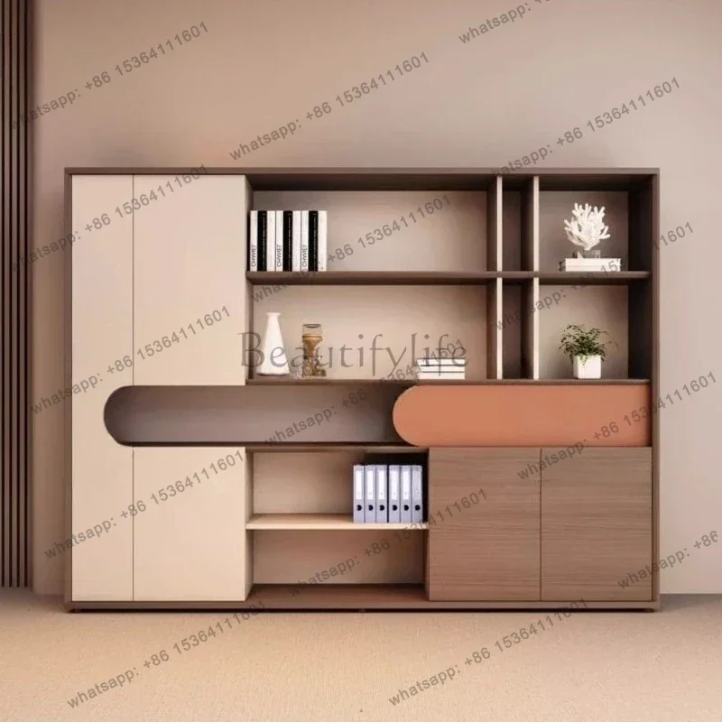 54Office Multipurpose Furniture Shelf - 80cm 200cm 240cm Storage Desk File Cabinet Office Locker Cabinet for Business Supplies
