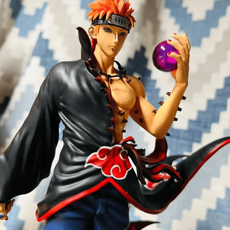 Naruto Pain Puppenfigur, Anime-Charakterfigur, PVC-Statuenmodell, trendiges Spielzeug-Ornament, Anime-Zubehör-Sammlerstück-Geschenk – Detail 5