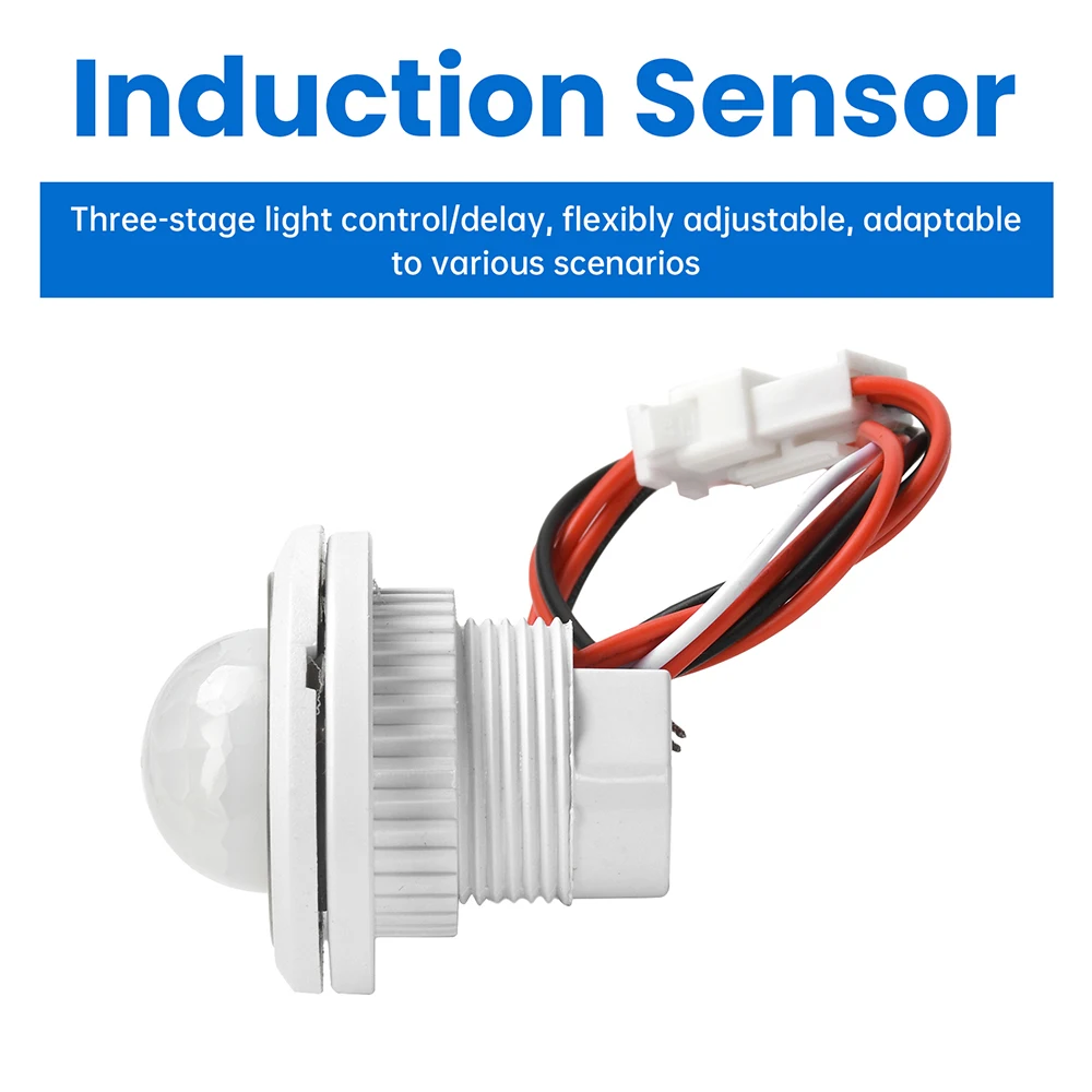 DC 3.5-24V Infrared Human Body Sensor Switch Low Voltage Automatic Detection Time Delay Power Supply