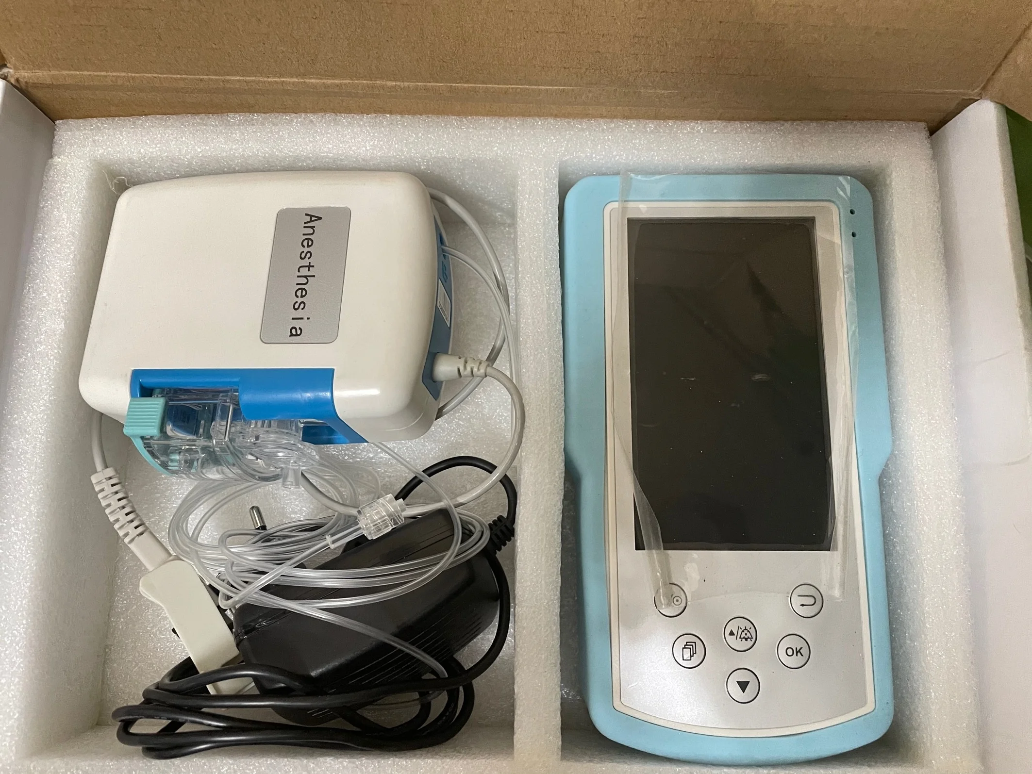 Handheld Human Veterinary Multi Anesthesia Gasanalysator Detector ICU CCU Krankenwagennutzung