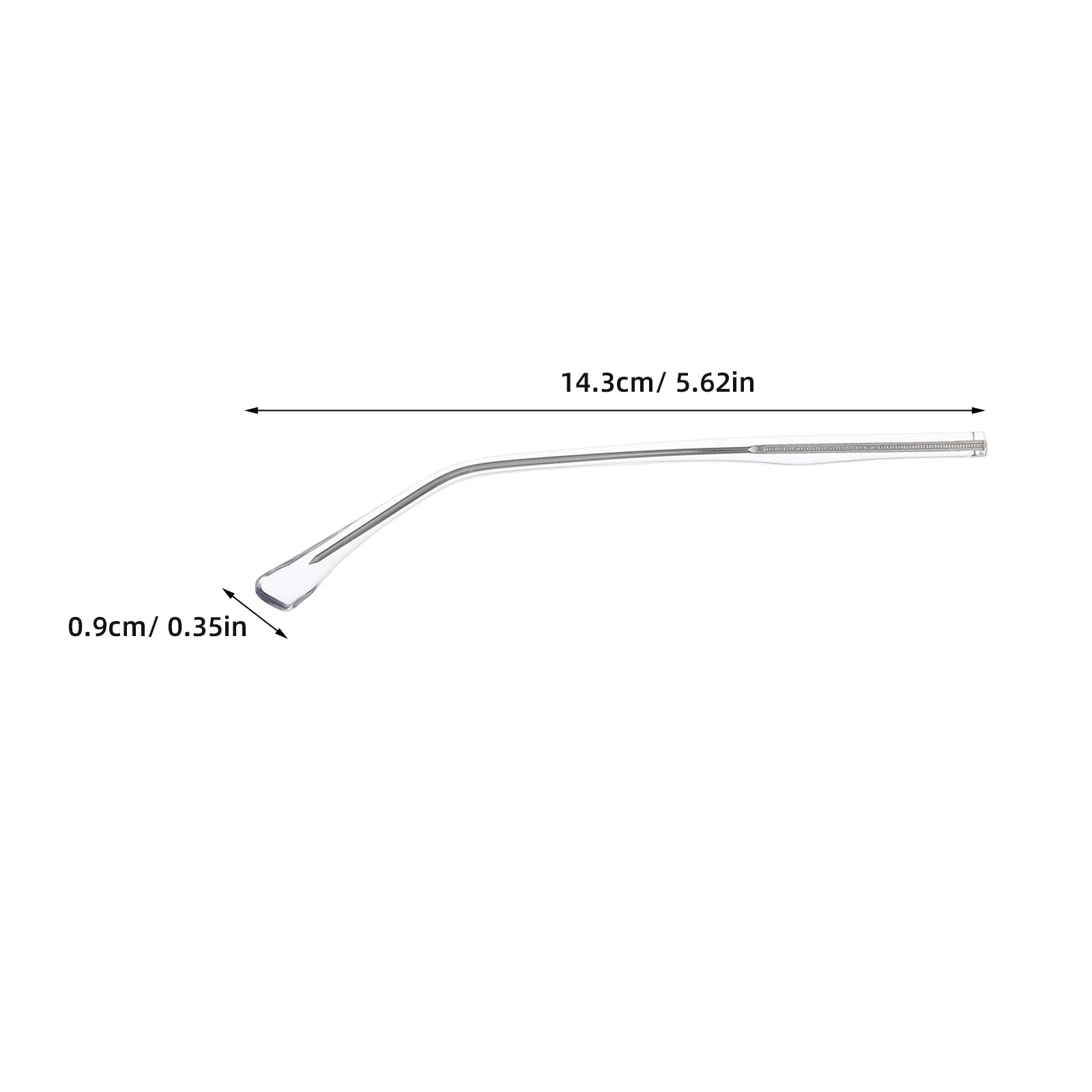 مجموعتان من النظارات المعدنية الشفافة، أرجل النظارات، بديلة معبد النظارات، وسادات أنف أنيقة ومتينة، طقم إصلاح سهل بنفسك #5