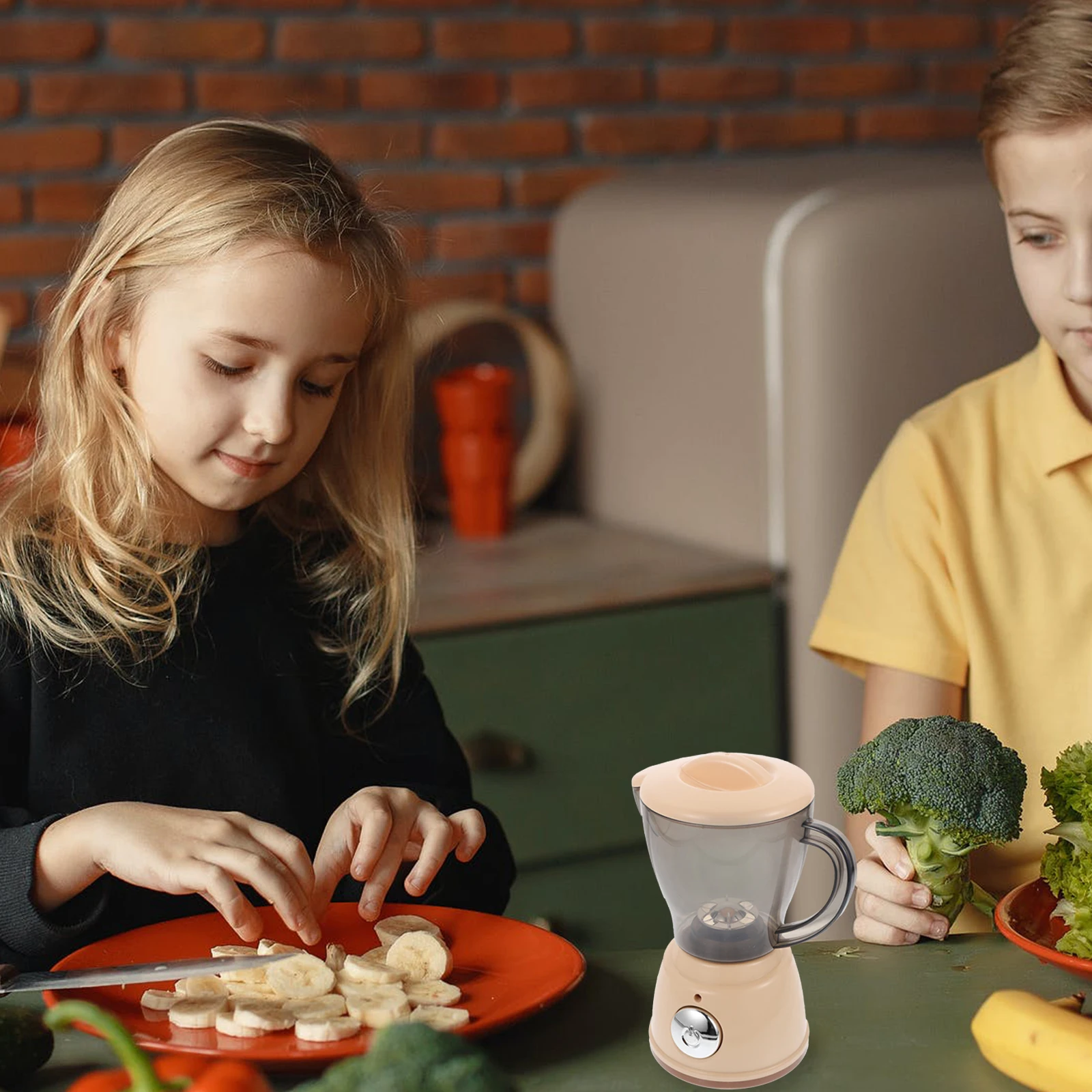 

Juicer Ornaments Simulated Toy Room Mini Appliances Kid Kitchen for Kids Khaki Toys Child