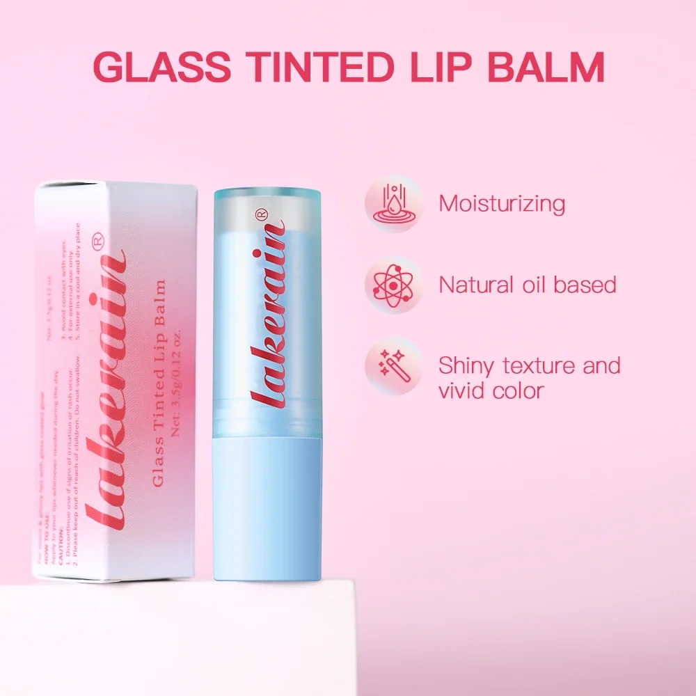 Bálsamo labial hidratante de cristal de espejo, 3 piezas, larga duración, antigrietas, brillo labial, maquillaje, cuidado de los labios