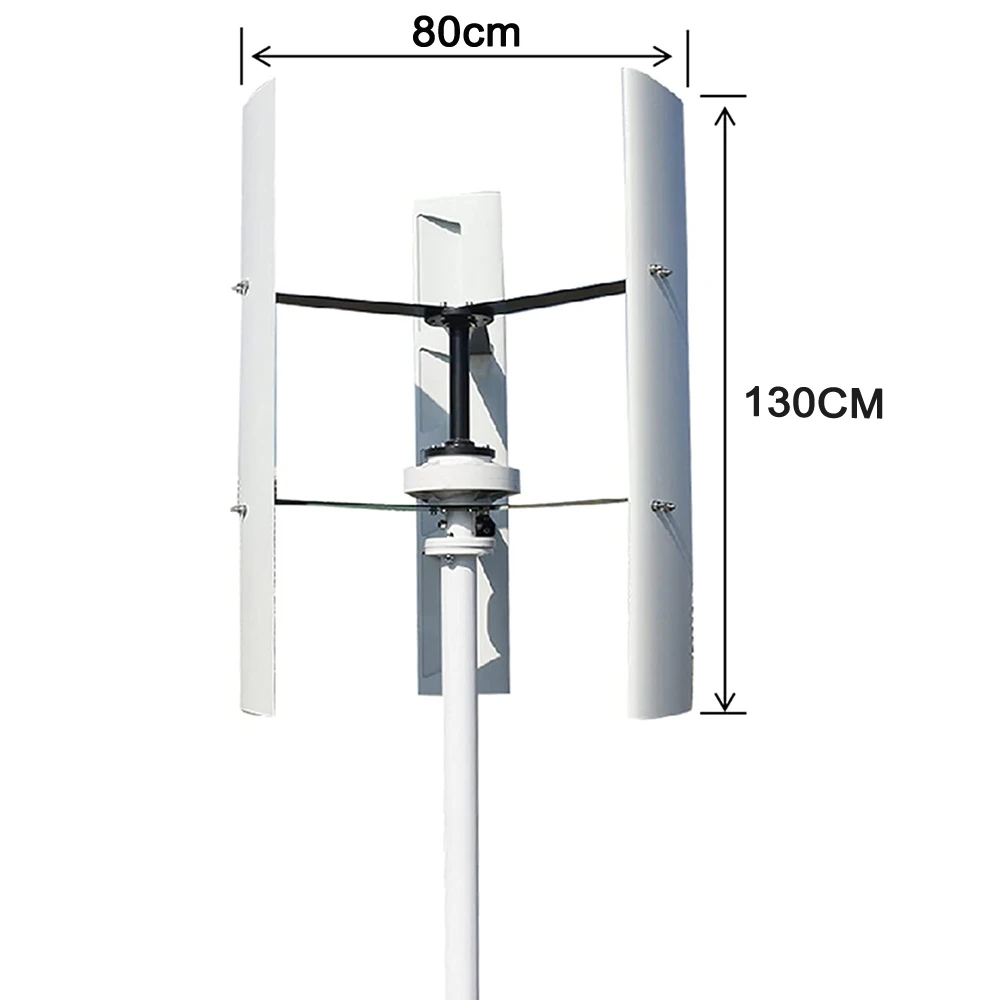 China Factory 20KW 12V 24V 48V Vertical Axis Wind Power Turbine Generator for Home Farm Low Noise Coreless Low RPM Windmill