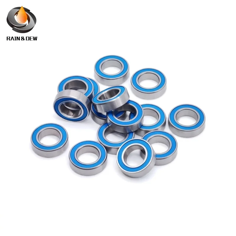 10PCS MR137RS 7x13x4 mm Bearing ABEC-7 Hobby Electric RC Car Truck MR137 RS 2RS Ball Bearings MR137-2RS Black Sealed