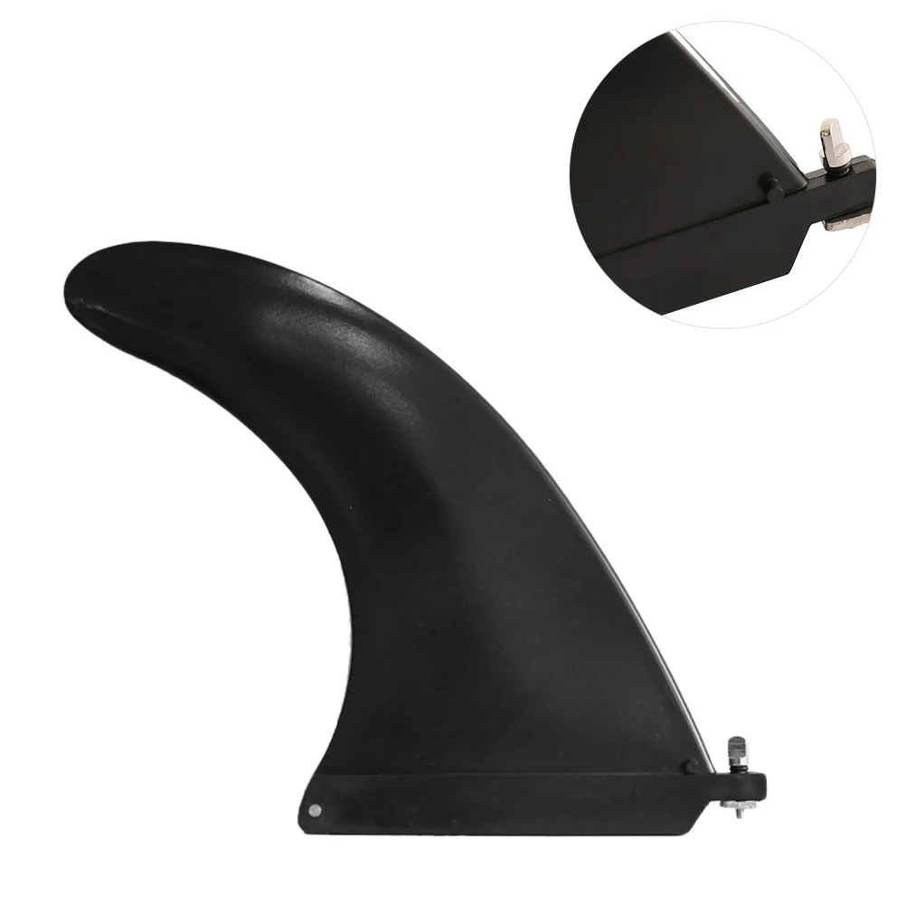 

1Pcs Inflatable Surfboard Tail Fin Black Medium Template Durable Nylon Plastic Removable Screw Sup Water Fin Surfboard