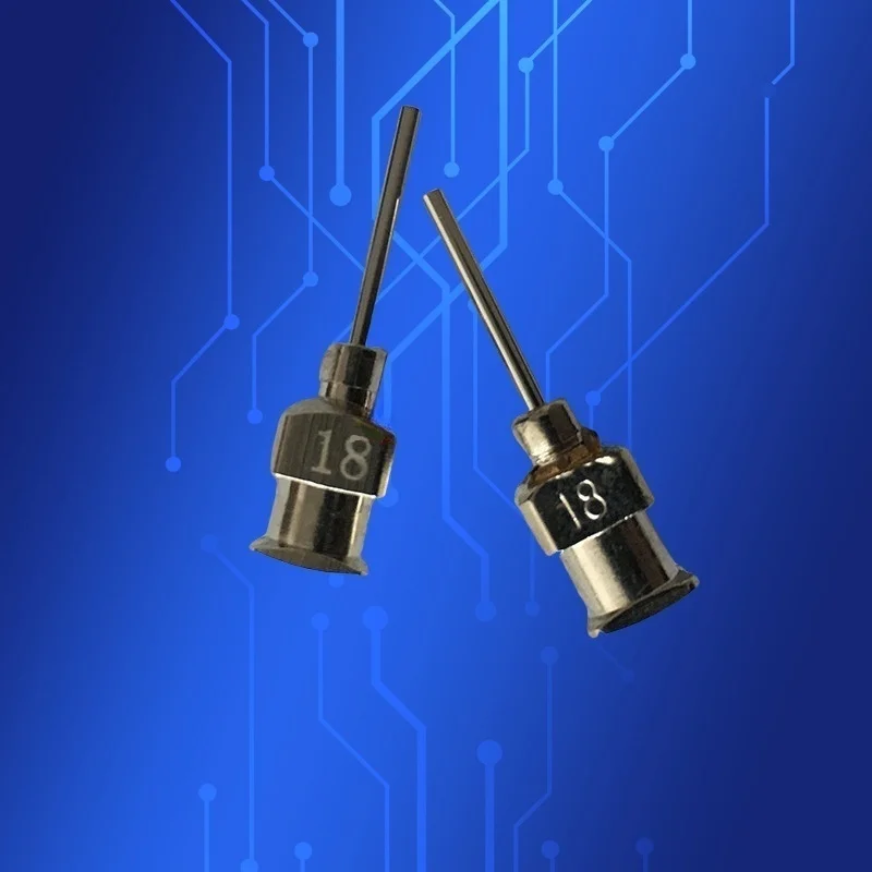 

Тупые дозирующие насадки 18 г, 12 упаковок (0,5 дюйма) — промышленные иглы из нержавеющей стали для клея/пастила высокой вязкости, бесплатная доставка