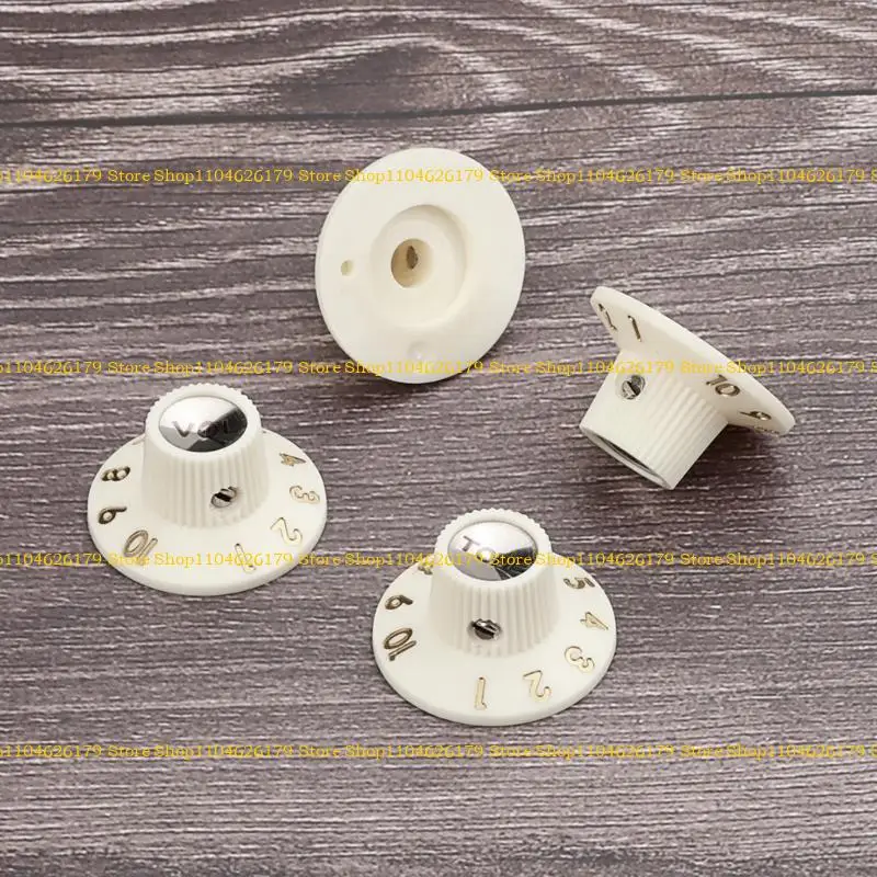 

A1A2 4Pcs Plastic Speed Volumes Tone Control Knob Electric Guitar Volumes Tone Knob Potentiometer Caps Guitar Accessories