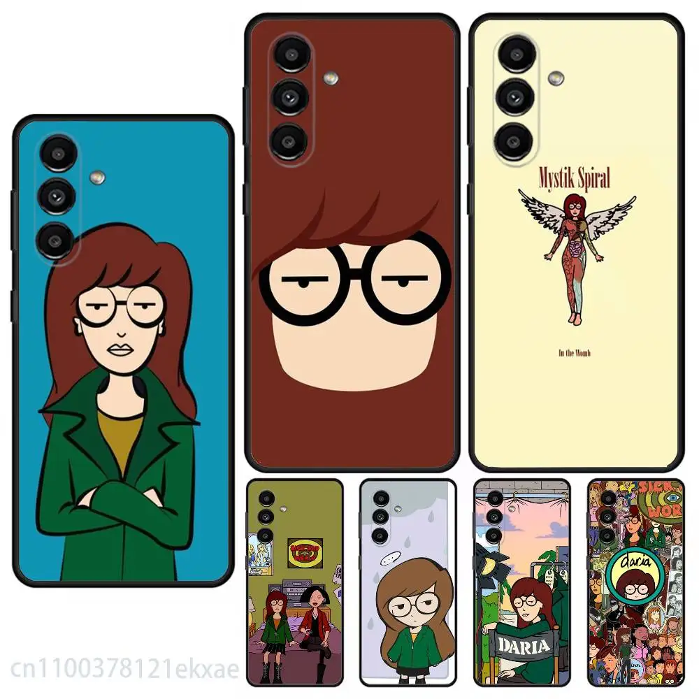 D-Daria M-Morgendorffer Phone Case For Samsung S25,24,21,22,23,20,S30,Ultra,Plus,Fe,Lite,Note,5G Black Cover