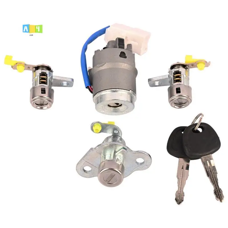 

A04E-Car Ignition Lock Cylinder Barrel + Door Lock For Hyundai ACCENT 2006-2011 81905-1E000 81920-1EA00