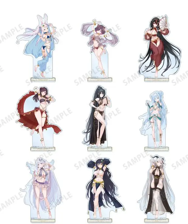 Azur Lane Anime Figure Cosplay Cartoon Model Acrylic Stand Fans Gifts Prop