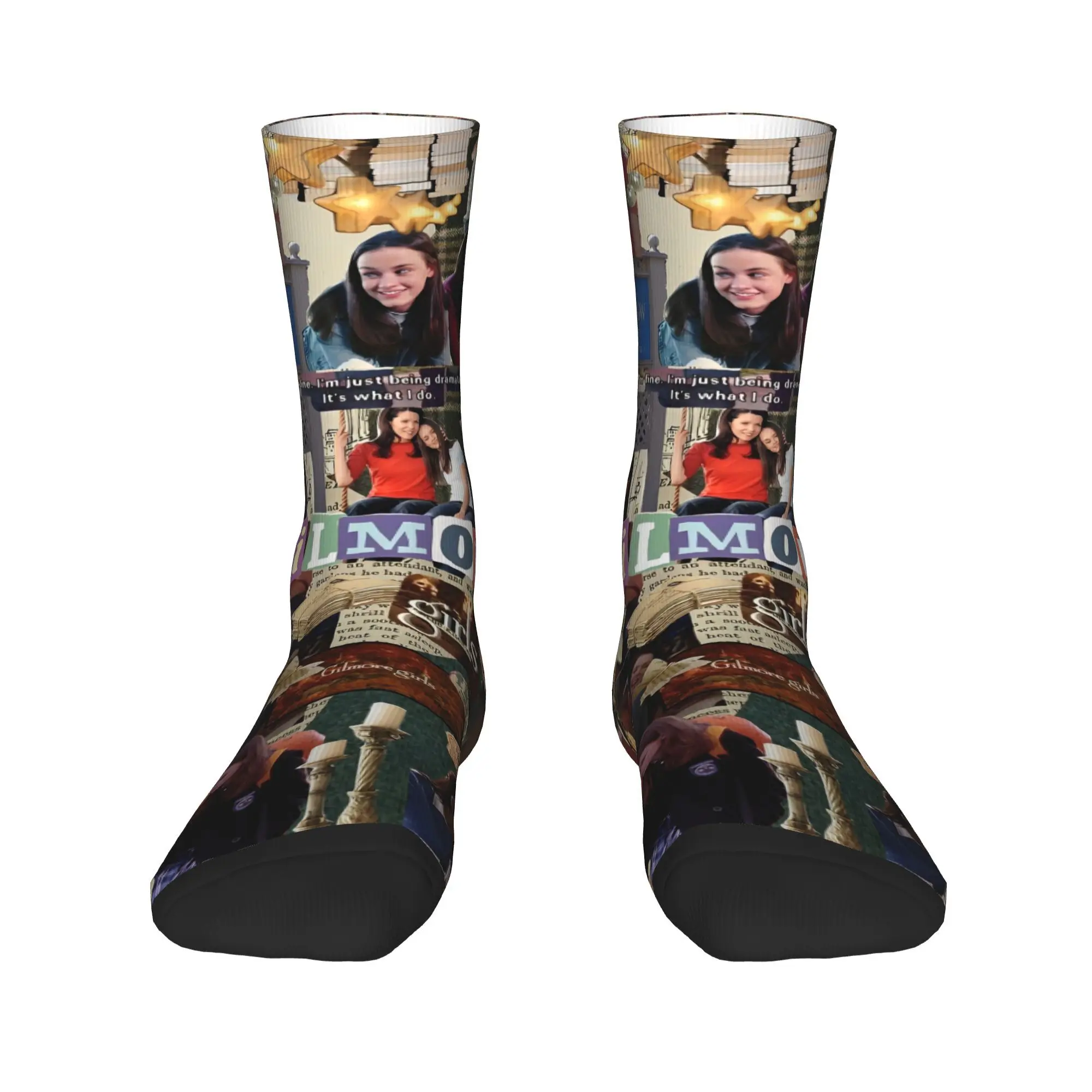 الرجال الجوارب Gilmore الفتيات يحبني القهوة مثل جوارب الربيع مضحك الجوارب الناعمة الدافئة تصميم الرياضة في الهواء الطلق عدم الانزلاق الجوارب #2