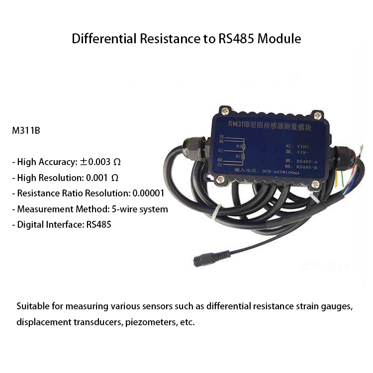 Differential resistance reading module, readout instrument, differential resistance sensor measurement module, RM311 differentia
