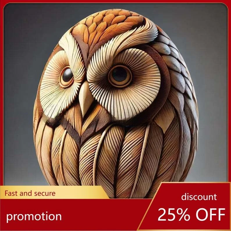 CZ Animal Easter carving craft egg resin animal Easter carved craft egg conference gift egg