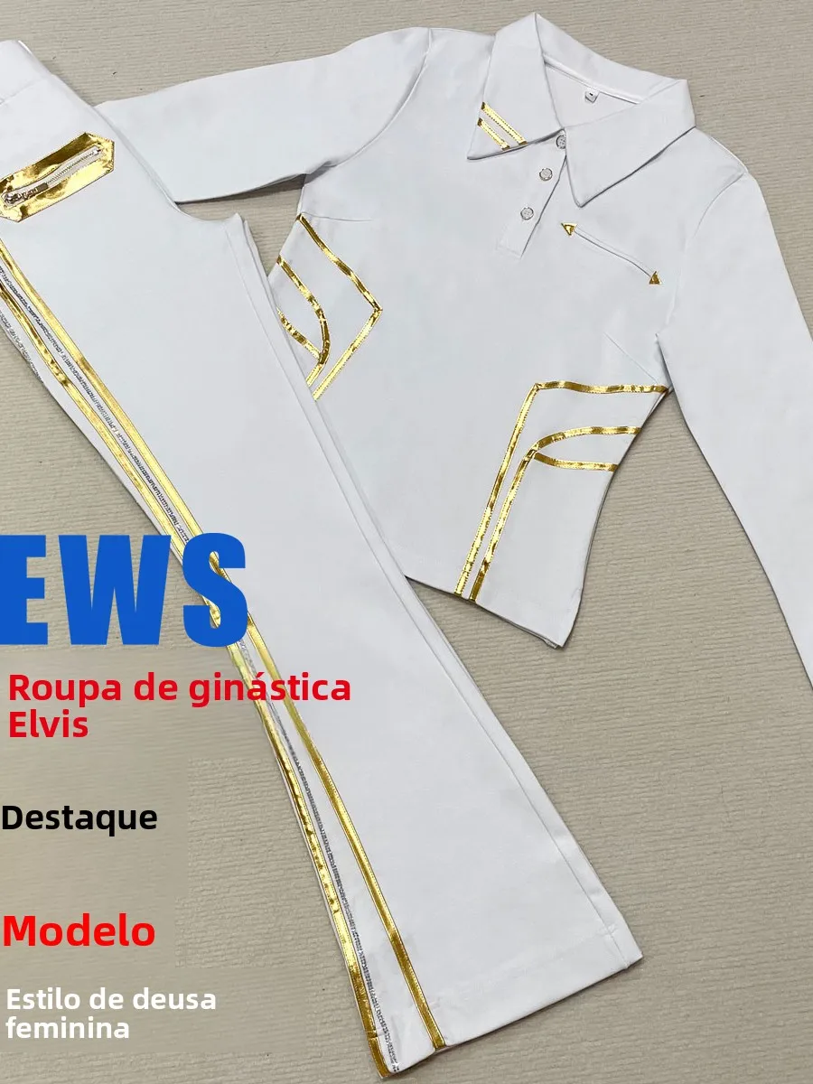 white-gold-edged-long-sleeve-roman-cotton-square-dance-fitness-opera-new-style-autumn-winter-women's-sportswear-yoga-fitness