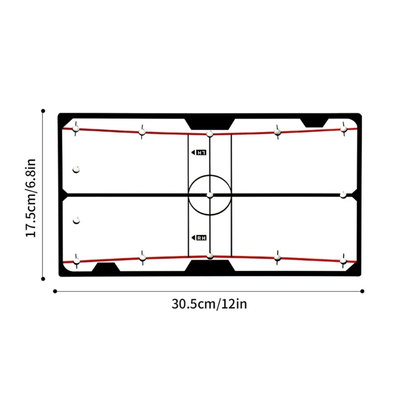 Golf Putting Alignment Mirror,Portable Golf Swing Golf Accessories