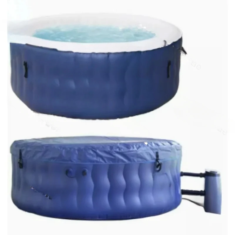 Inflatable massage bathtub, heated spa pool, bubble SPA, home hot spring, couple bath, constant temperature bath, pool cover clo