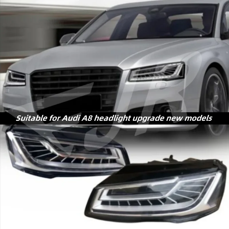 Upgrade For Audi A8 D4 2014-2017 Full LED Headlight DRL Matrix Adaptive Lamps