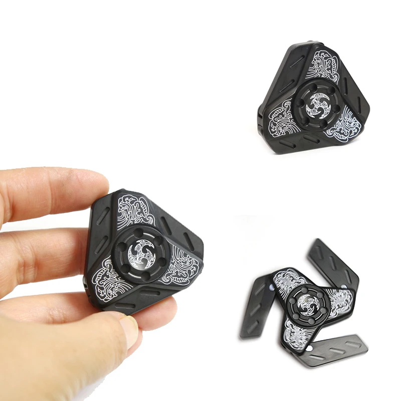 EDC-armadura abierta de acero inoxidable, juguetes para aliviar el estrés, juguetes para aliviar el estrés, escritorio de oficina, regalo para adultos