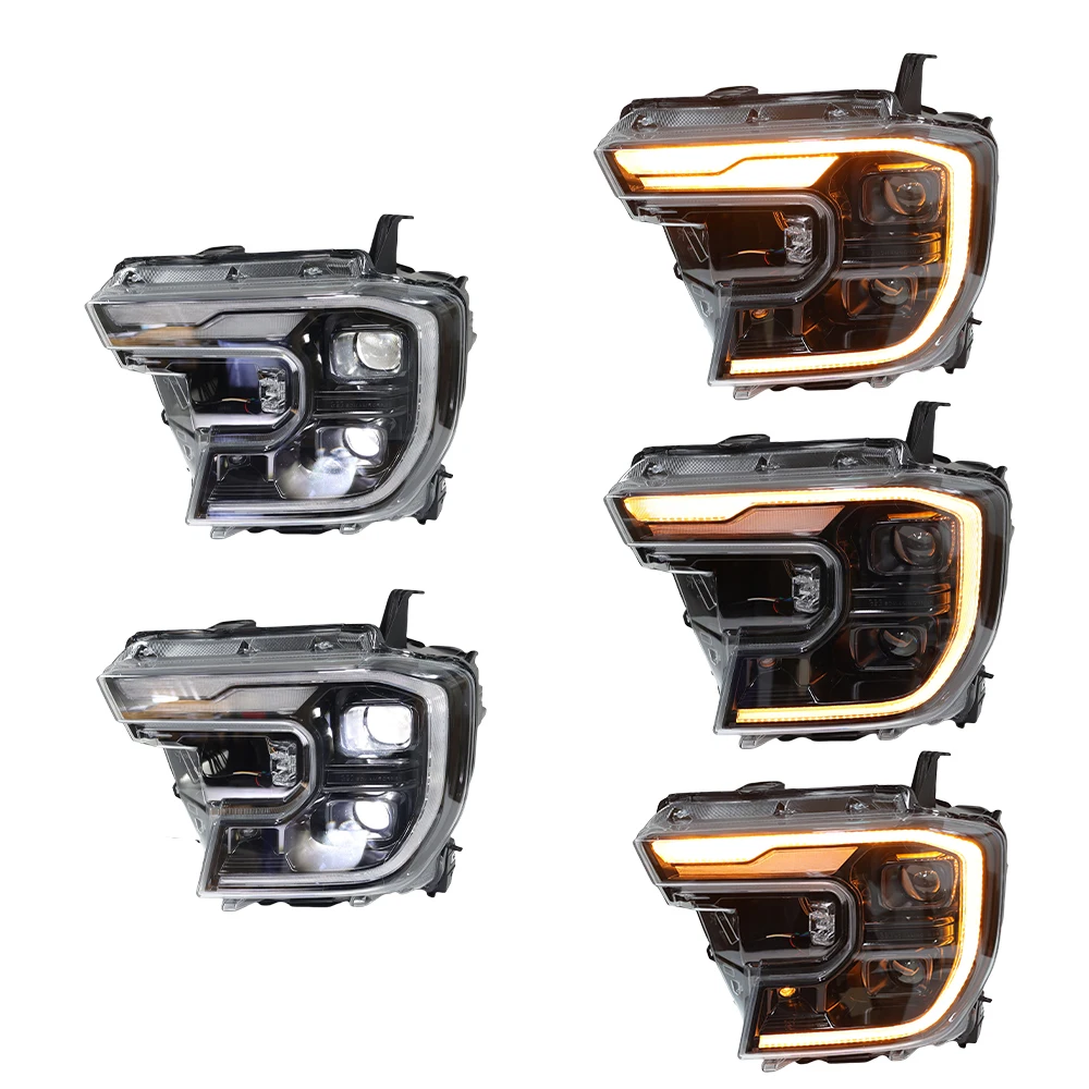 Car Led Front Headlight For Ford Ranger T9 2022 2023 2024 Upgrade  Headlamp Auto Parts HeadLights Modified car lights accessory