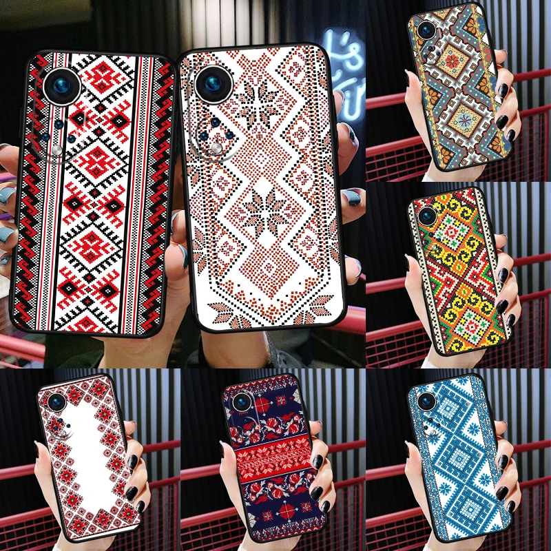 Ukrainian Pattern Case For Huawei Honor Magic 5 Lite X7 X8 X9a 50 70 P20 P40 P30 Pro P Smart Nova 9 5T Cover