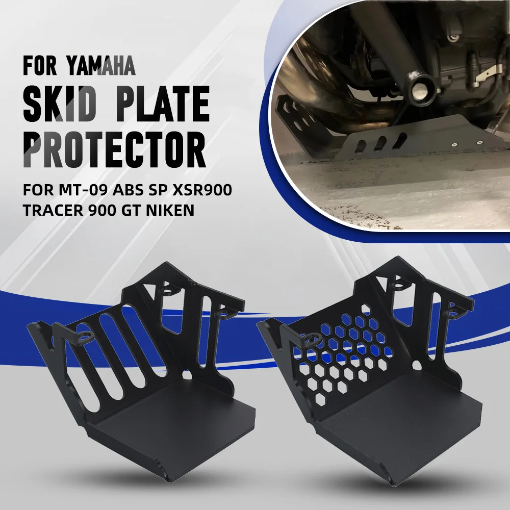 

For Yamaha MT-09 Motorcycle Chassis Exhaust Protection Bash Skid Plate Crash Protector MT09 ABS SP XSR900 Tracer 900 GT NIKEN GT