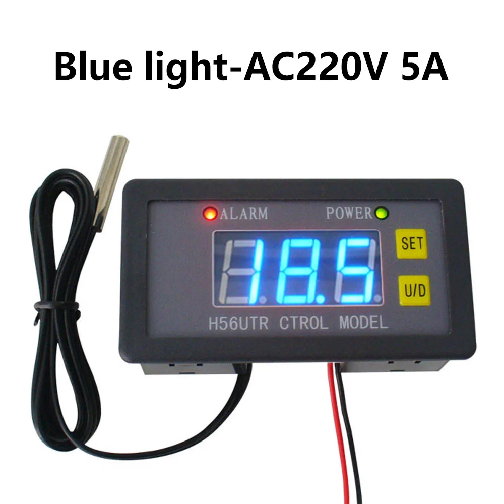 12V 24V 220V Adjustable Digital Thermostat Regulator Heating Cooling Control Thermoregulator -40℃ to 300℃ Temperature Controller