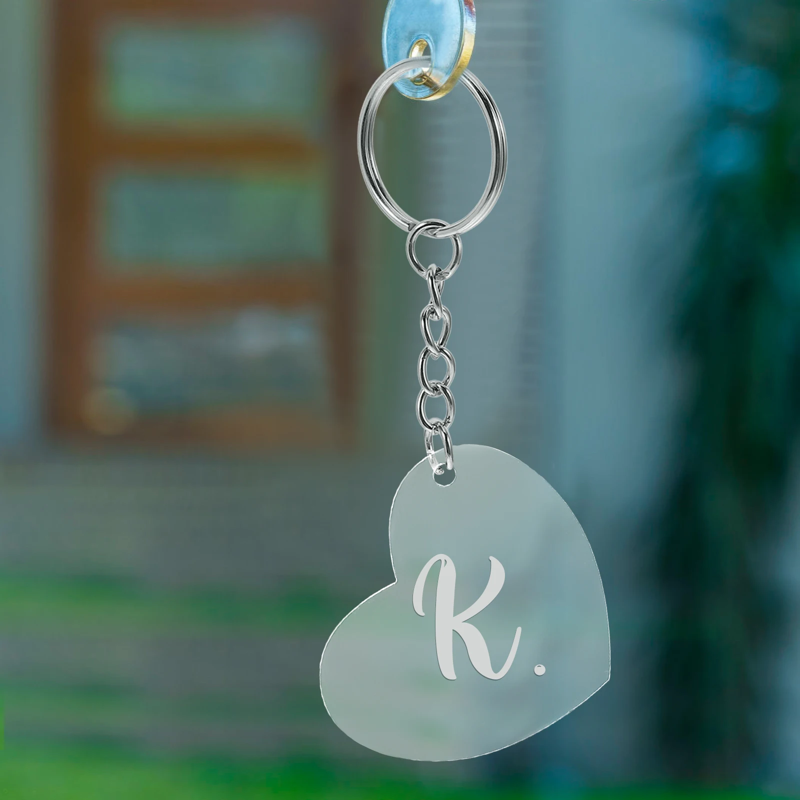 

50 Pcs Pendant Keychains Clear nament Blanks Hole for DIY Crafts Sublimation Tags Acrylic Tag Jewelry Accessories