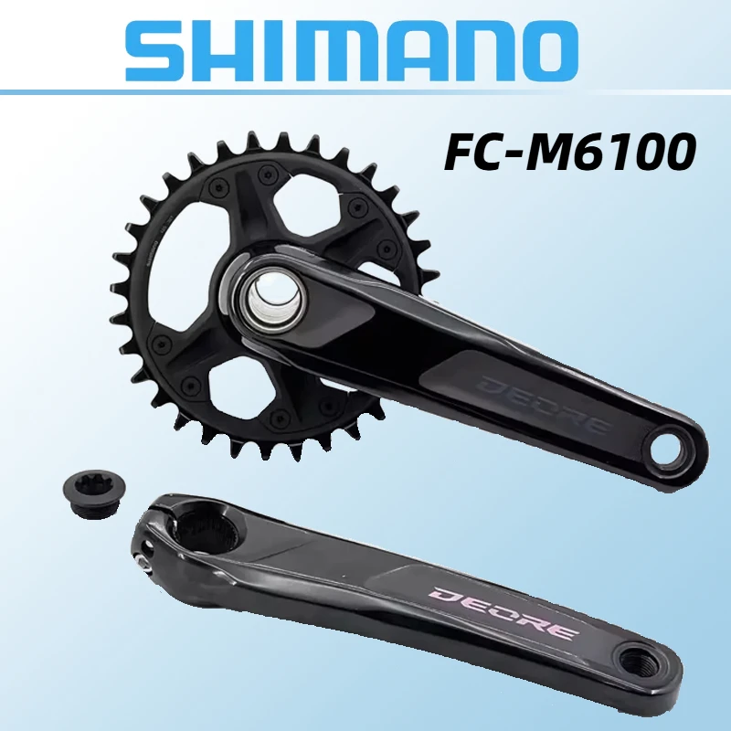 SHIMANO DEORE FC M6100 170 мм 175 мм 32T Шатуны 1X12S MTB Велосипед 12-скоростной шатун Звездочка