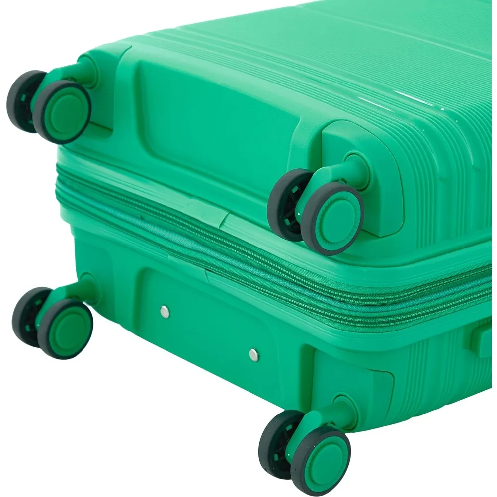 Erweiterbares Hardside Spinner Handgepäck, leichter 20-Zoll-Reisekoffer mit 360° °   Räder für einfaches Reisen