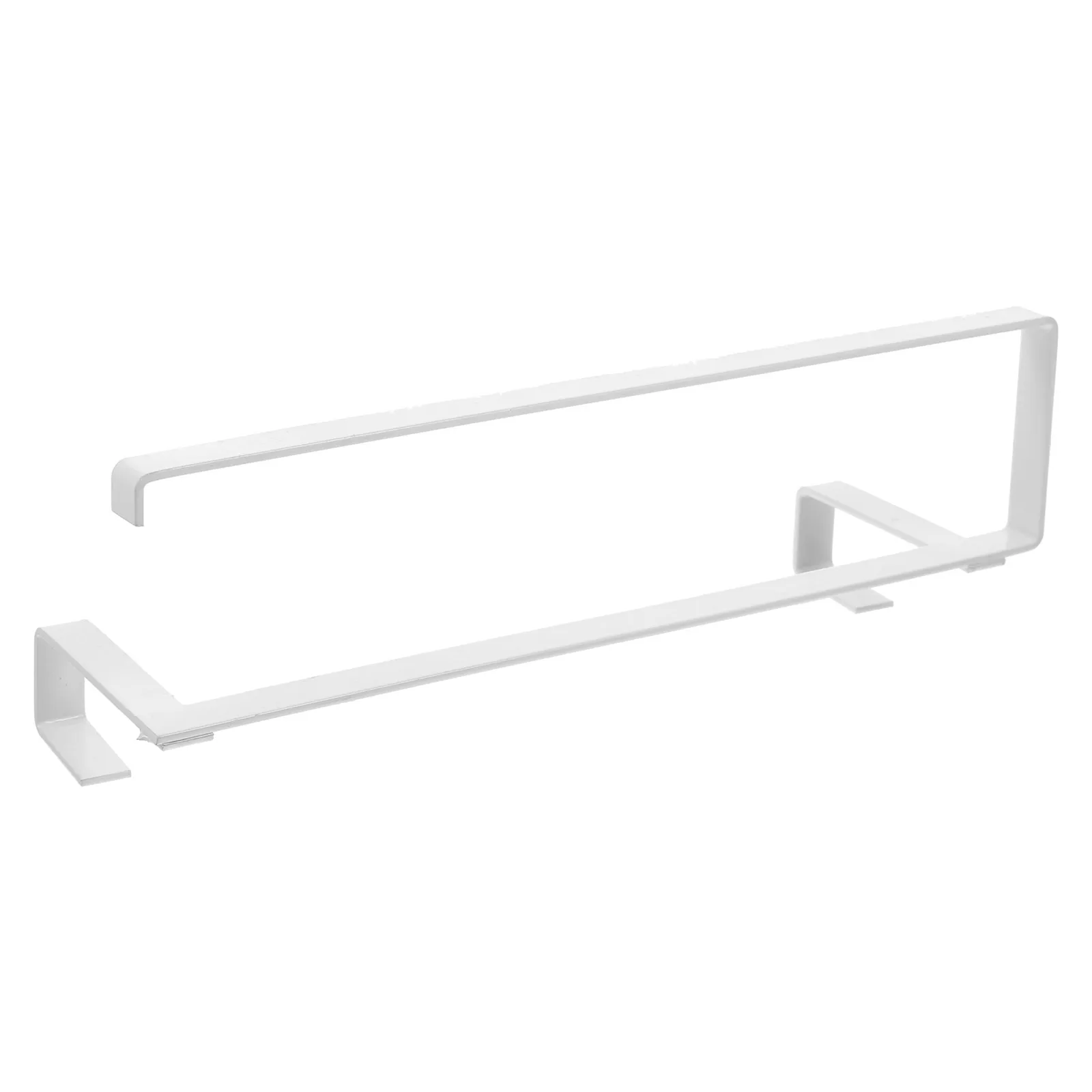 

Paper Towel Holder Roll Tissue Rack Under Cabinet Sturdy Metal Organizer Cling Film Storage Shelf Modern Kitchen Hanging