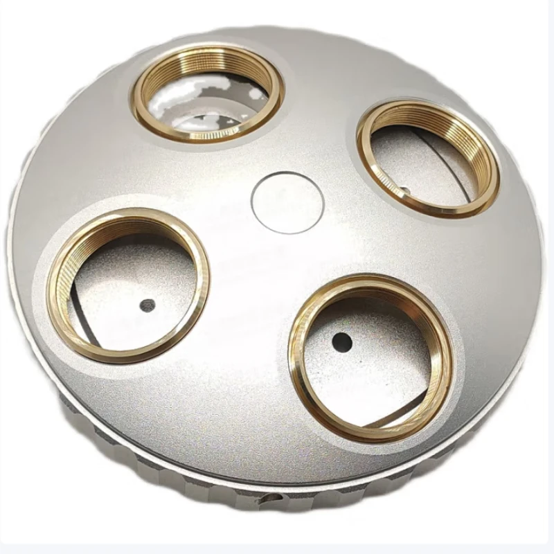 Convertisseur de lentille d'objectif de nez à filetage M26 pour Microscope, adaptateur à quatre trous/cinq trous utilisé pour la grossissement de commutation
