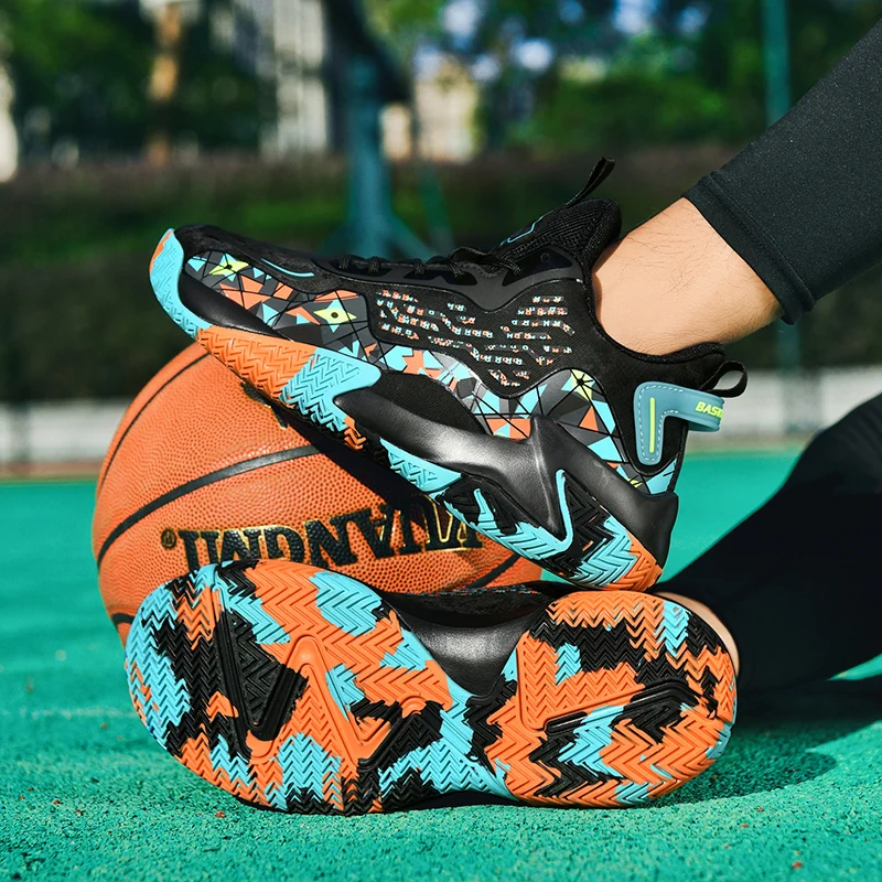 Men Basketball Shoes Trainer Sneakers Breathable Athletic Running Sports Shoes Light Women High Quality Unisex Outdoor Unisex